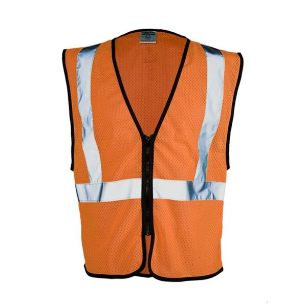 Unisex Zippered Mesh Economy Class 2 Vest Thumbnail