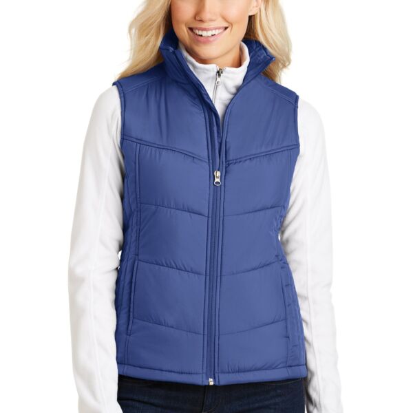 Ladies Puffy Vest Thumbnail